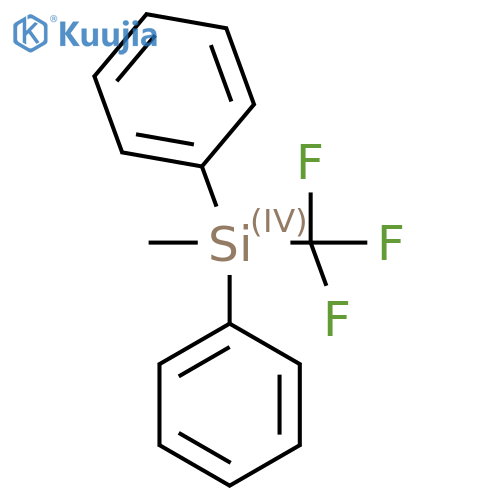 Methyl(diphenyl)(trifluoromethyl)silane structure