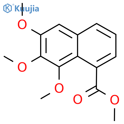 Methyl 6,7,8-trimethoxynaphthalene-1-carboxylate structure
