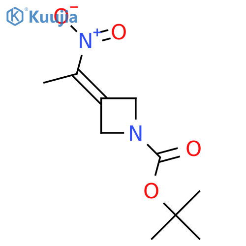 Tert-Butyl 3-(1-nitroethylidene)azetidine-1-carboxylate structure