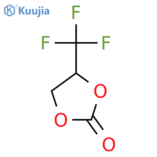 1,3-Dioxolan-2-one, 4-(trifluoromethyl)-, (+)- structure