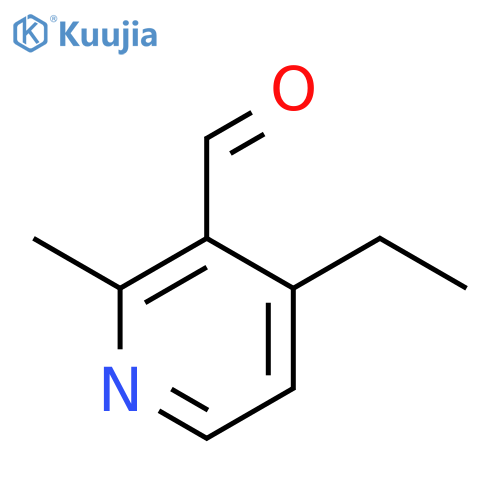4-ethyl-2-methylpyridine-3-carbaldehyde structure