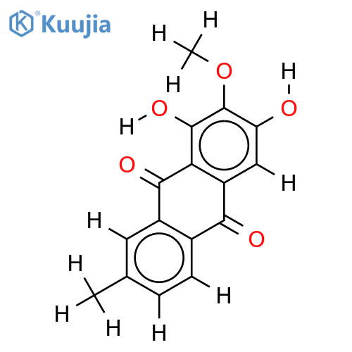 2-Me ether-1,2,3-Trihdyroxy-7-methylanthraquinone structure