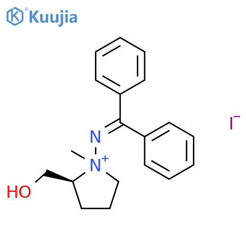 (2S)-1-Methyl-1-N-(diphenylmethylene)-2-hydroxymethylpyrrolidine, Hydrazonium Iodide structure