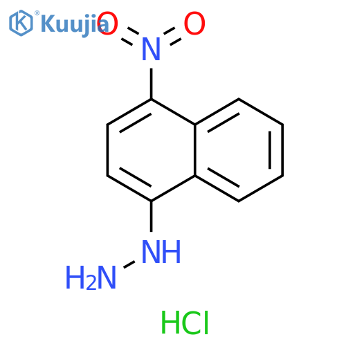 (4-Nitro-1-naphthalenyl)-hydrazine Hydrochloride structure