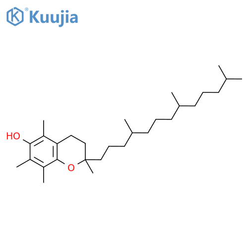 DL-alpha-Tocopherol structure