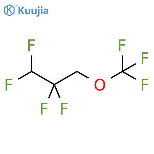 1,1,2,2-tetrafluoro-3-(trifluoromethoxy)propane structure