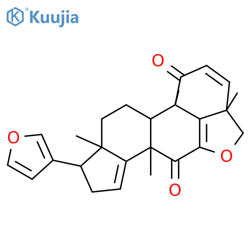 6,28-Epoxy-2,5,14-meliacatriene-1,7-dione structure