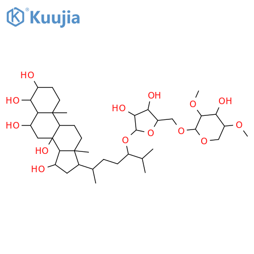 Cholestane-3,4,6,8,15,24-hexol; (3β,4β,5α,6α,15β,24S)-form, 24-O-[2,4-Di-O-methyl-β-D-xylopyranosyl-(1→5)-α-L-arabinofuranoside] structure