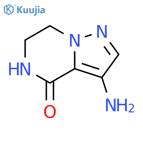 3-amino-4H,5H,6H,7H-pyrazolo1,5-apyrazin-4-one structure