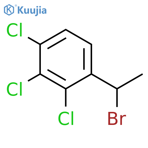 1-(1-bromoethyl)-2,3,4-trichlorobenzene structure