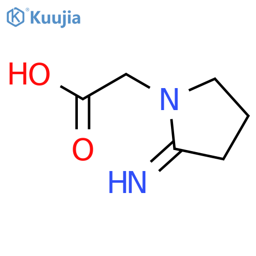 2-(2-iminopyrrolidin-1-yl)acetic acid structure