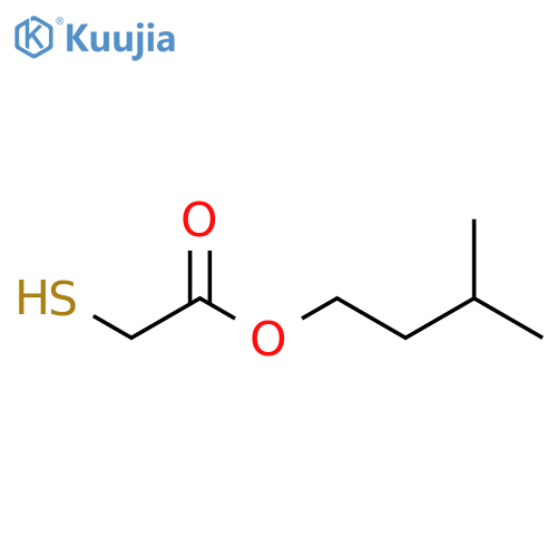 Acetic acid,2-mercapto-, 3-methylbutyl ester structure