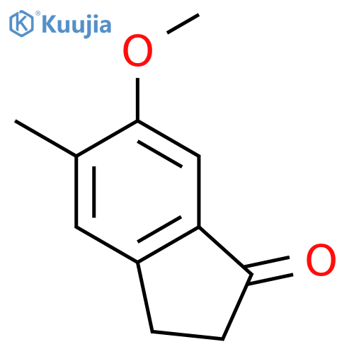6-Methoxy-5-methylindan-1-one structure