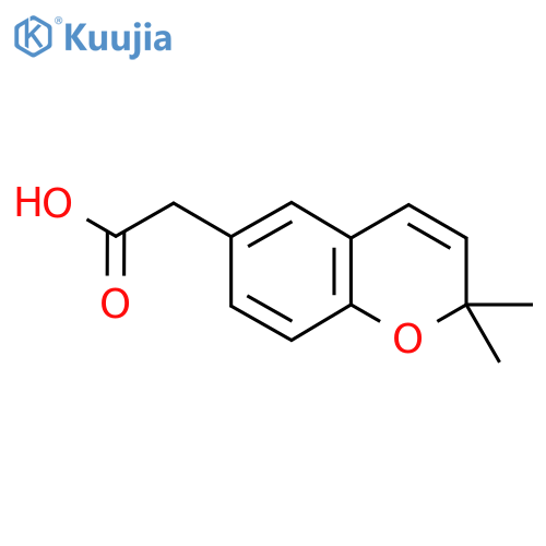 2-(2,2-dimethyl-2H-chromen-6-yl)acetic acid structure