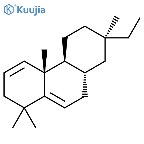 Phenanthrene,7-ethenyl-1,2,3,4,4a,4b,5,6,7,9,10,10a-dodecahydro-1,1,4a,7-tetramethyl-,(4aS,4bS,7S,10aS)- structure