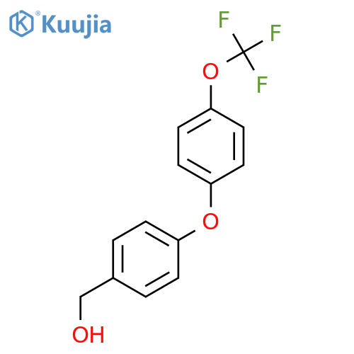 (4-(4-(Trifluoromethoxy)phenoxy)phenyl)methanol structure