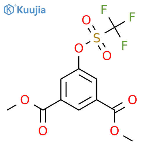Dimethyl 5-[[(Trifluoromethyl)sulfonyl]oxy]isophthalate structure