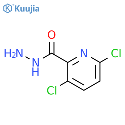 3,6-dichloropyridine-2-carbohydrazide structure