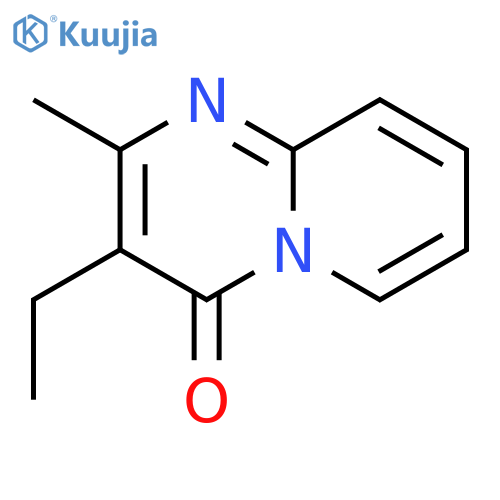 3-Ethyl-2-methyl-4H-pyrido1,2-apyrimidin-4-one structure