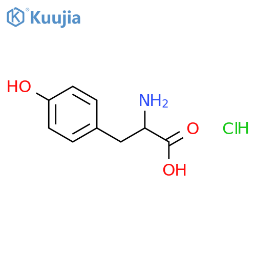 L-Tyrosine hydrochloride structure