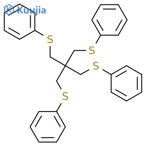 Benzene,1,1'-[[2,2-bis[(phenylthio)methyl]-1,3-propanediyl]bis(thio)]bis- (9CI) structure