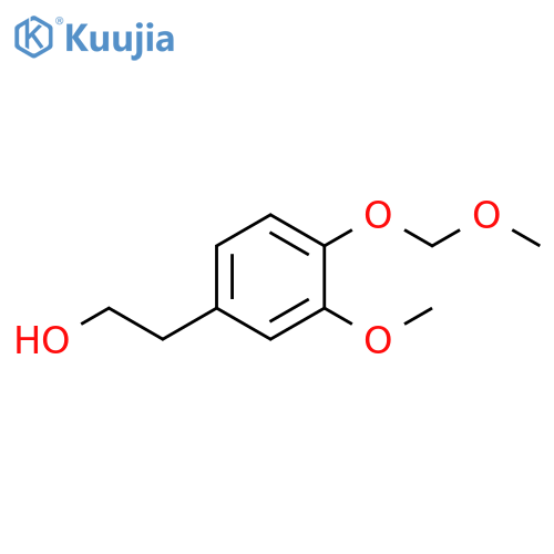 Benzeneethanol, 3-methoxy-4-(methoxymethoxy)- structure