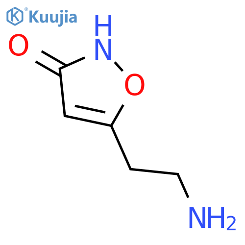 5-(2-aminoethyl)-1,2-oxazol-3-ol structure