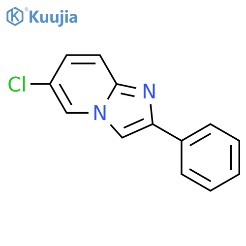 6-Chloro-2-phenylimidazo[1,2-a]pyridine structure