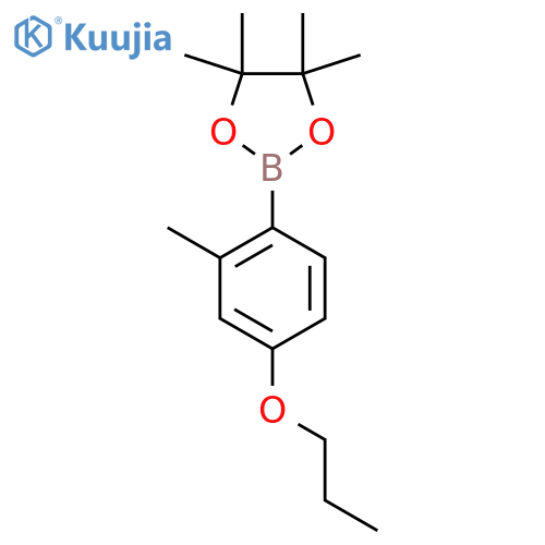 4-Propoxy-2-methylphenylboronic acid, pinacol ester structure