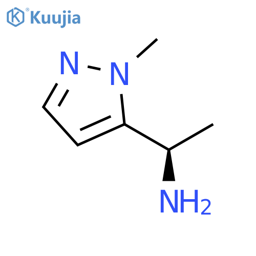 (1R)-1-(1-methyl-1H-pyrazol-5-yl)ethan-1-amine structure