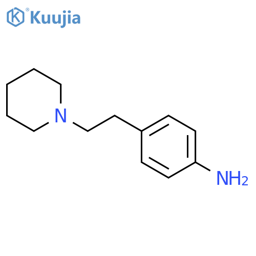 4-(2-Piperidin-1-yl-ethyl)-aniline structure