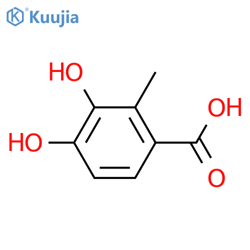 3,4-Dihydroxy-2-methylbenzoic acid structure