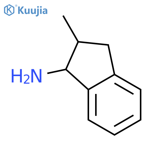 1H-Inden-1-amine,2,3-dihydro-2-methyl-,(1R,2S)-rel-(9CI) structure