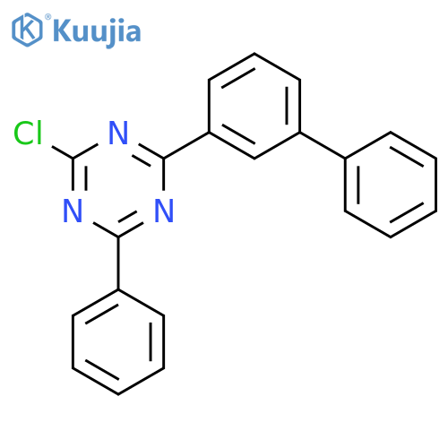 2-Chloro-4-(biphenyl-3-yl)-6-phenyl-1,3,5-triazine structure