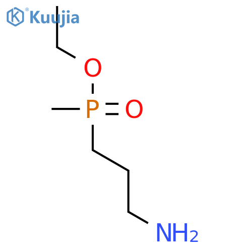 Phosphinic acid, (3-aminopropyl)methyl-, ethyl ester structure