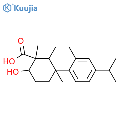 3-Hydroxy-8,11,13-abietatrien-18-oic acid; 3β-form structure
