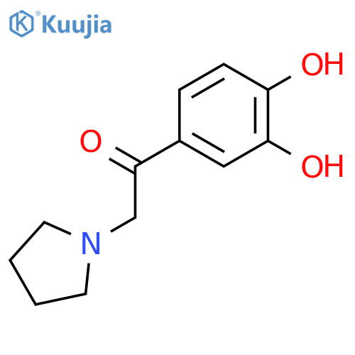 Ethanone,1-(3,4-dihydroxyphenyl)-2-(1-pyrrolidinyl)- structure