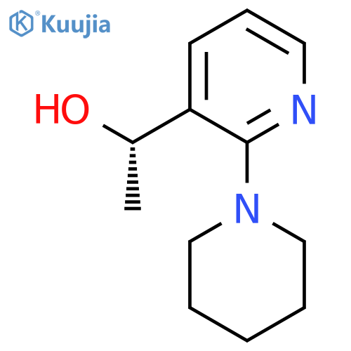 (1S)-1-2-(piperidin-1-yl)pyridin-3-ylethan-1-ol structure