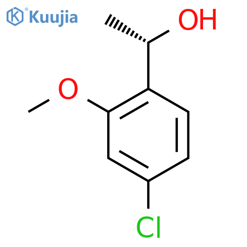 (1S)-1-(4-chloro-2-methoxyphenyl)ethan-1-ol structure