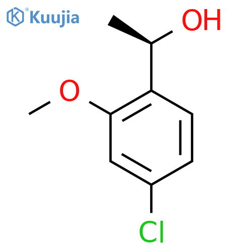 (1R)-1-(4-chloro-2-methoxyphenyl)ethan-1-ol structure
