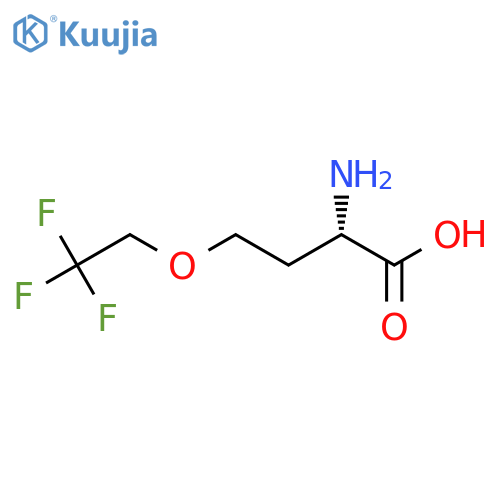 (2S)-2-amino-4-(2,2,2-trifluoroethoxy)butanoic acid structure