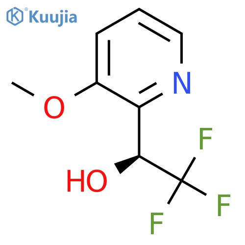 (1S)-2,2,2-trifluoro-1-(3-methoxypyridin-2-yl)ethan-1-ol structure