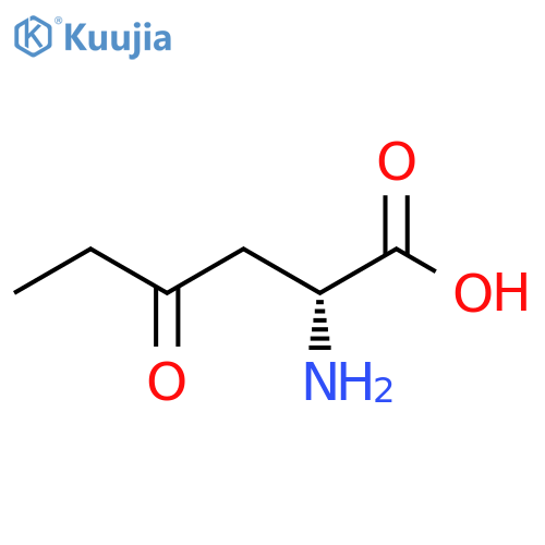 (2R)-2-amino-4-oxohexanoic acid structure