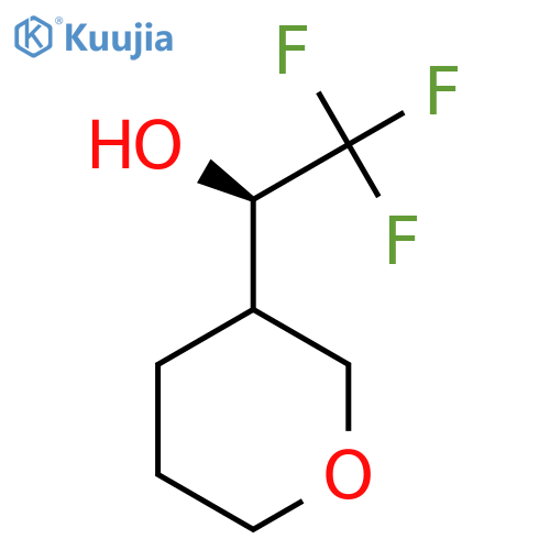 (1R)-2,2,2-trifluoro-1-(oxan-3-yl)ethan-1-ol structure