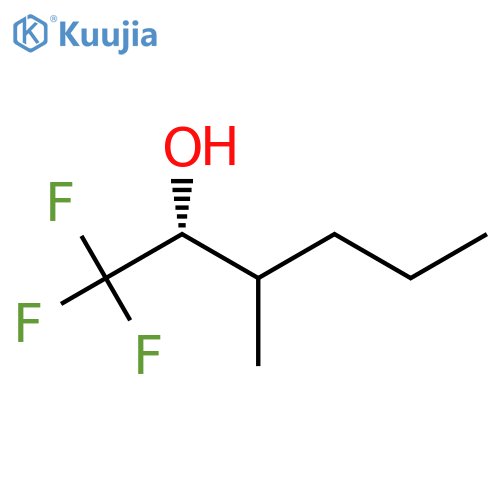 (2R)-1,1,1-trifluoro-3-methylhexan-2-ol structure