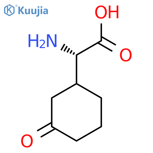 (2S)-2-Amino-2-(3-oxocyclohexyl)acetic acid structure