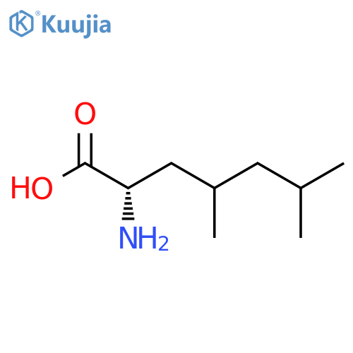 (2S)-2-amino-4,6-dimethylheptanoic acid structure
