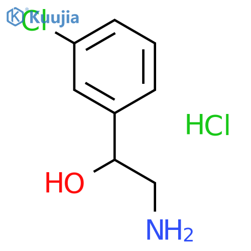 (R)-2-Amino-1-(3-chlorophenyl)ethanol Hydrochloride Salt structure