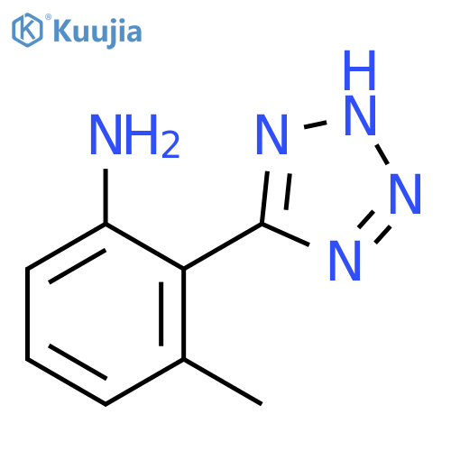 3-methyl-2-(1H-1,2,3,4-tetrazol-5-yl)aniline structure