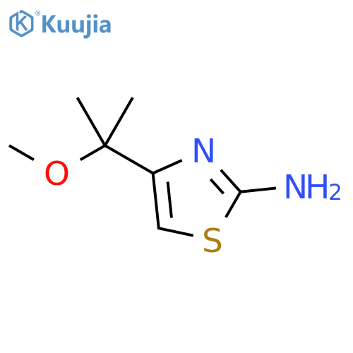 2-Thiazolamine, 4-(1-methoxy-1-methylethyl)- structure